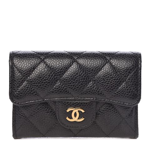 chanel cavier card holder|chanel 19 flap card holder.